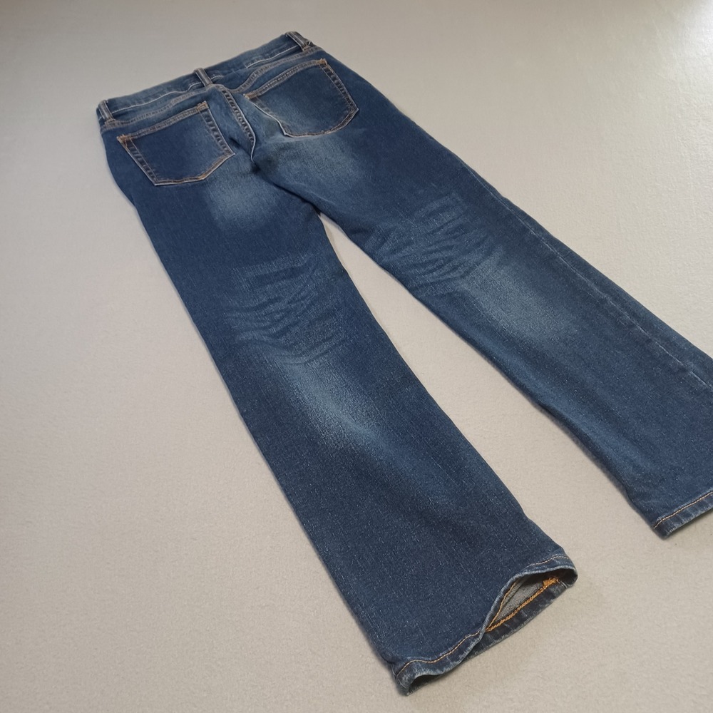 Gap Denim Kids Boys Size 10 Regular Stretch Straight Jeans Medium Wash Blue - Picture 3 of 10
